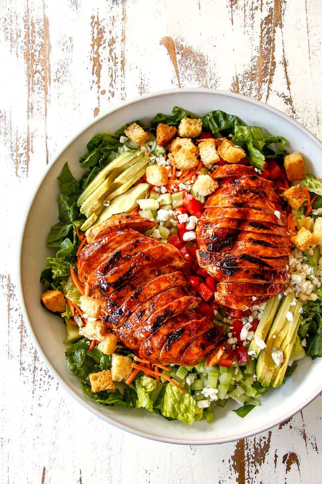 Salad With Buffalo Chicken