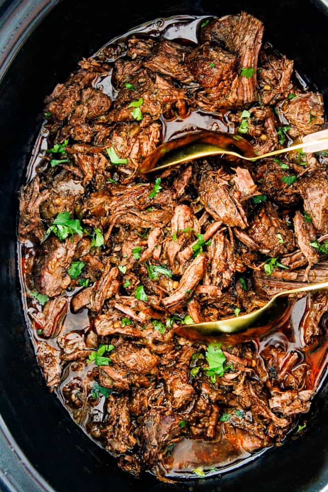Slow Cooker Barbacoa Meat