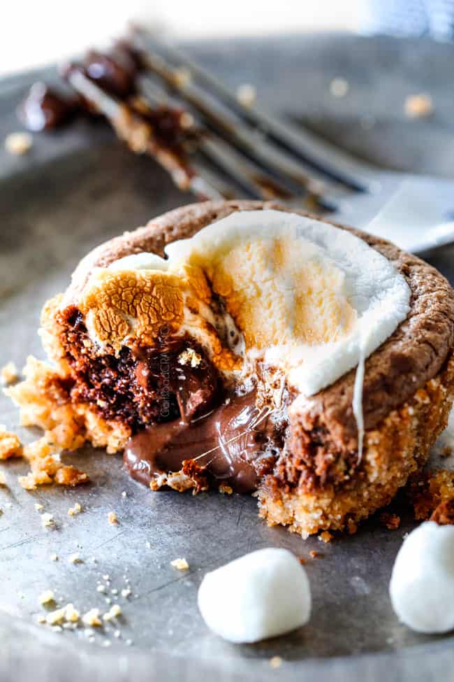 S'mores Molten Lava Cakes