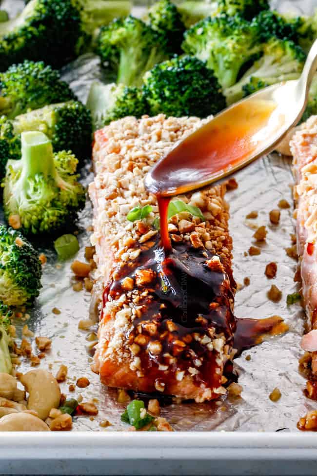 Cashew Honey Soy Salmon