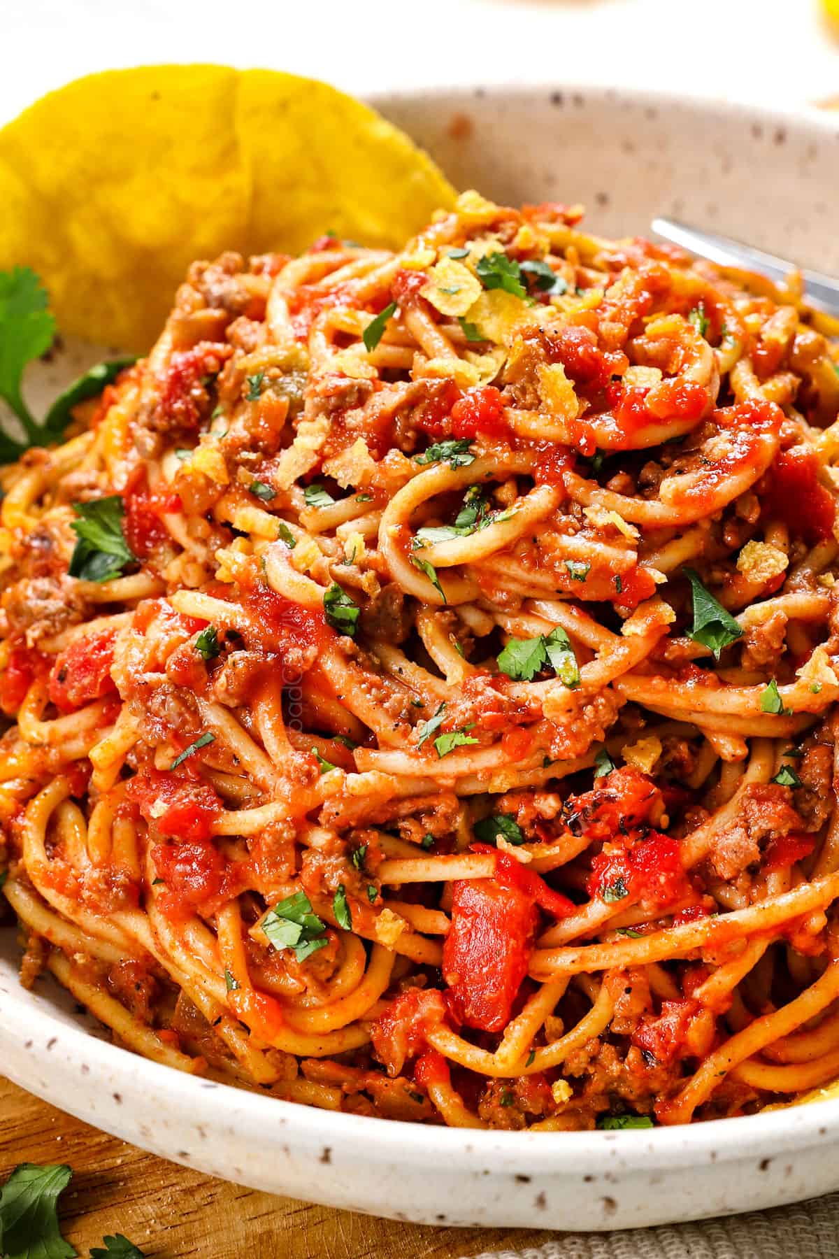 Easy Taco Spaghetti Recipe