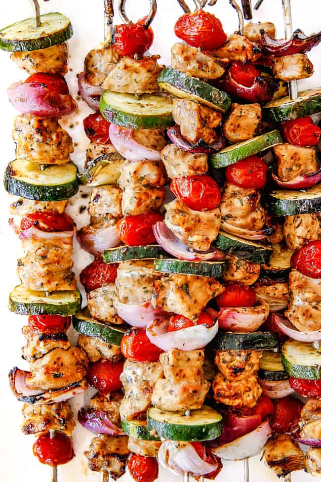 Chicken Souvlaki with Feta Yogurt Dip
