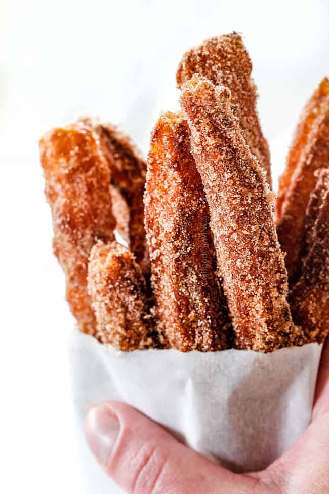 Easy Churros with Chocolate Sauce