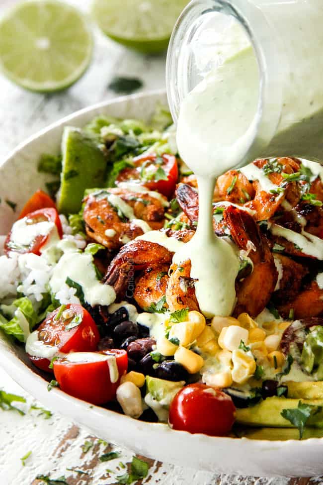 Creamy Lime Cilantro Dressing