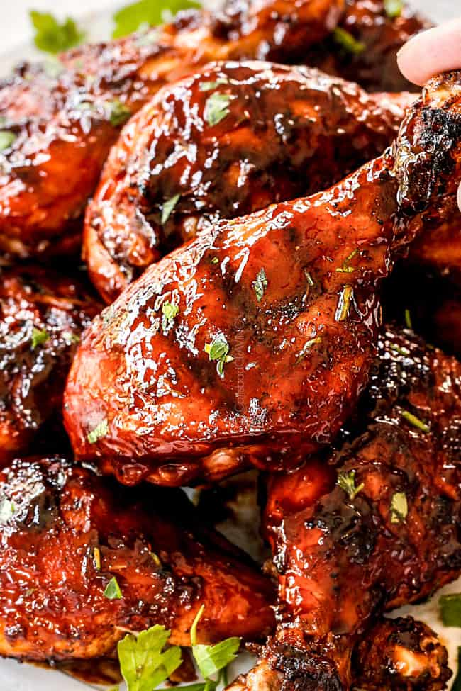 Grilled BBQ Chicken with Homemade BBQ Sauce