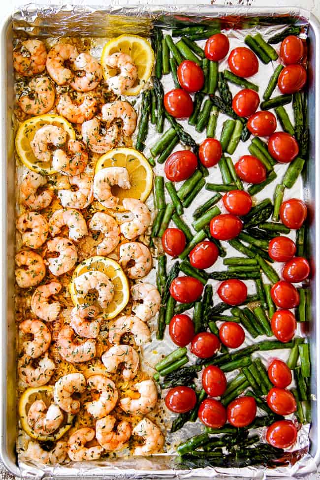 Sheet Pan Shrimp Scampi (No Wine)