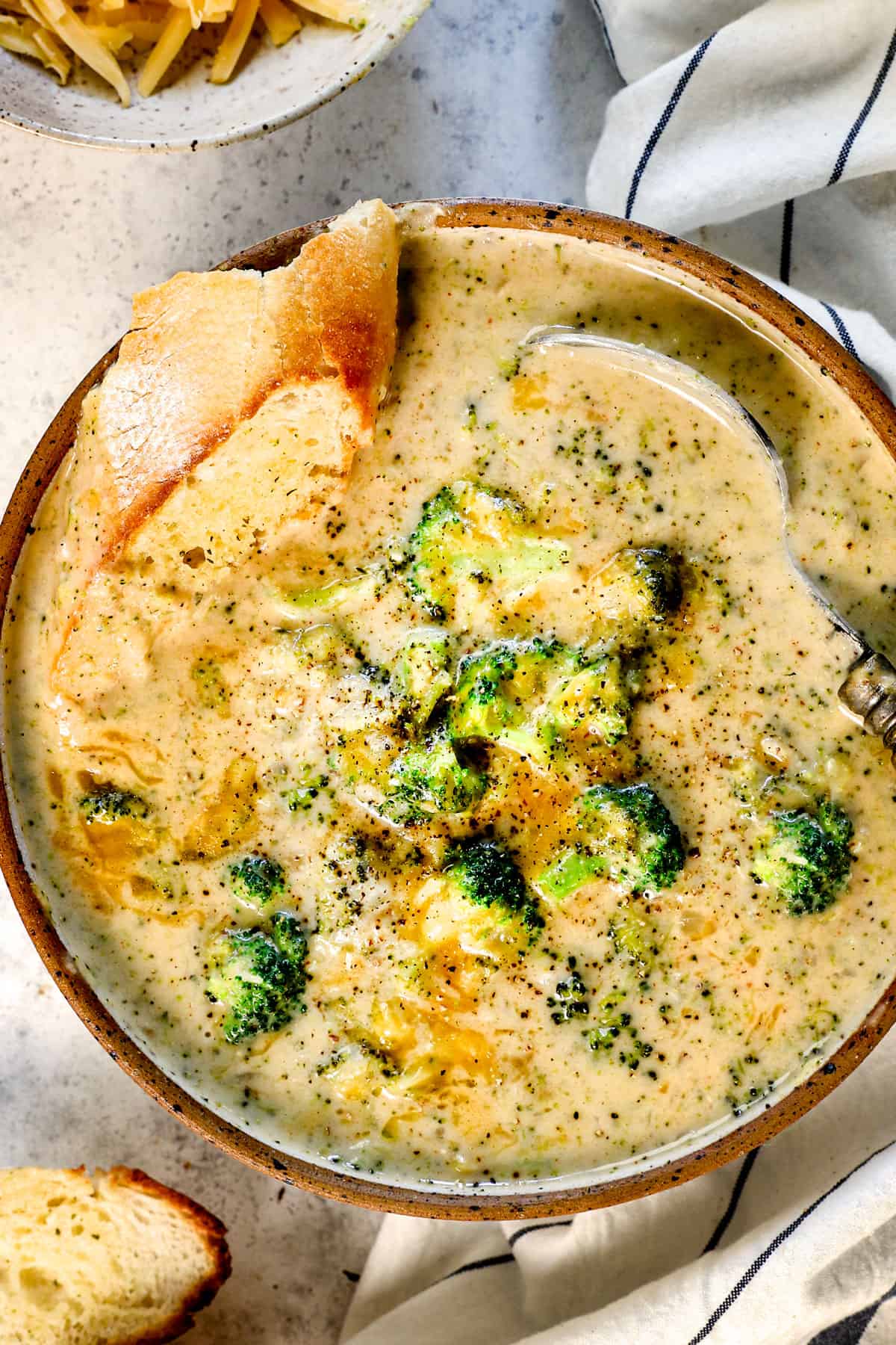 Lightened Up Cheese and Broccoli Soup