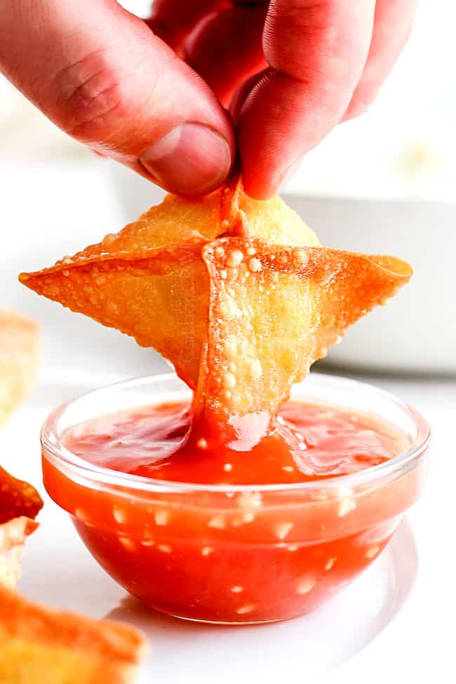 Pineapple Cream Cheese Wontons