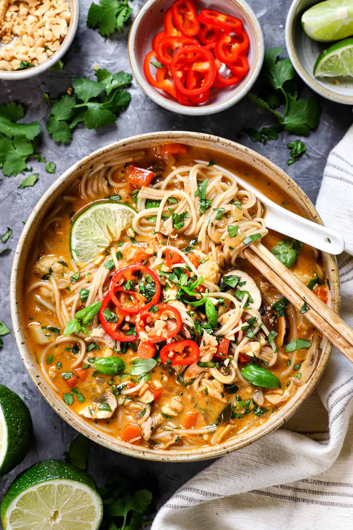 One Pot Thai Chicken Soup