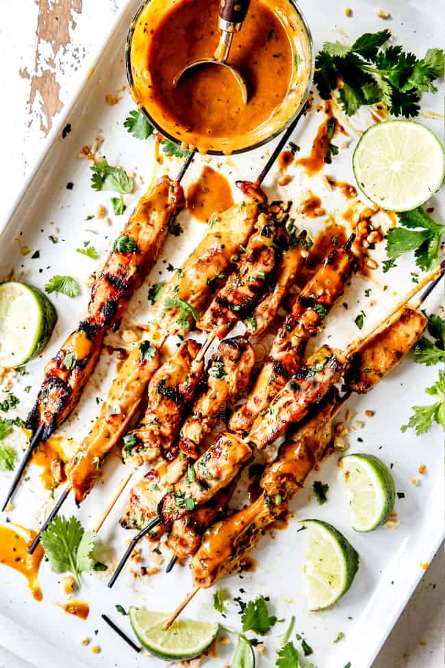 Thai Satay Chicken with Peanut Sauce