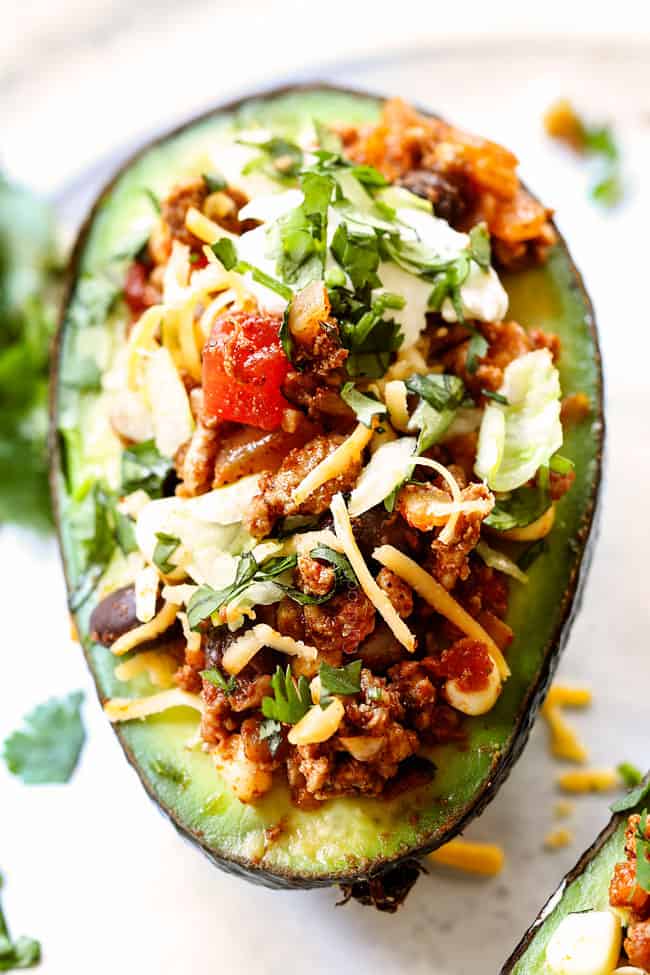 Taco Stuffed Avocados