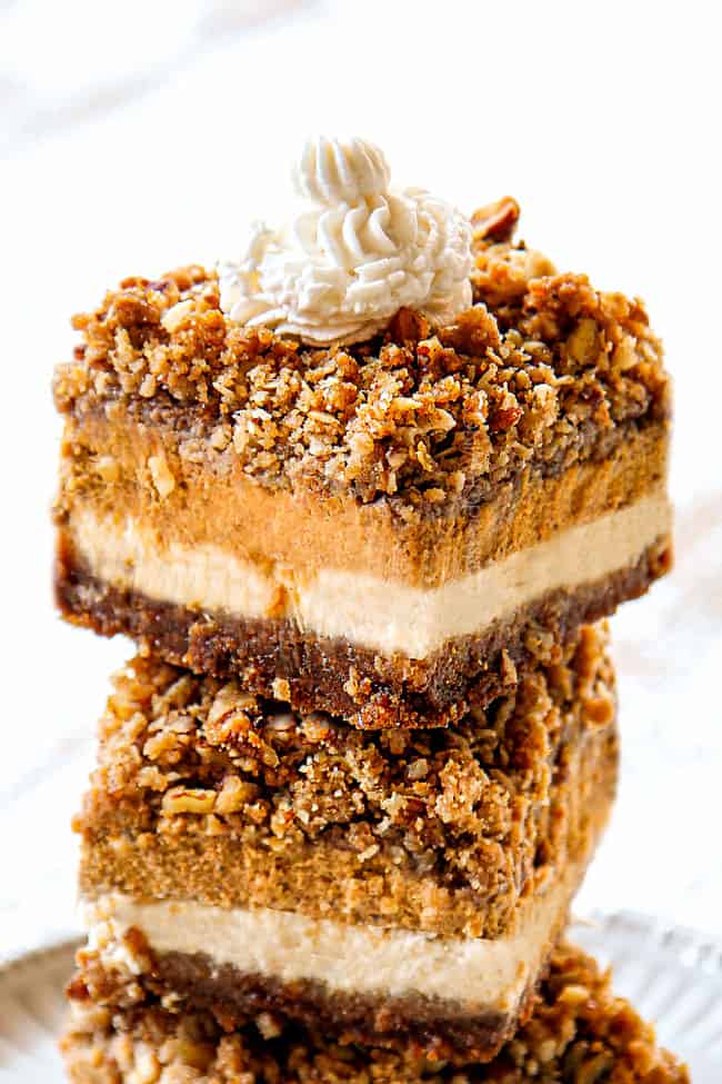 Pumpkin Cheesecake Bars