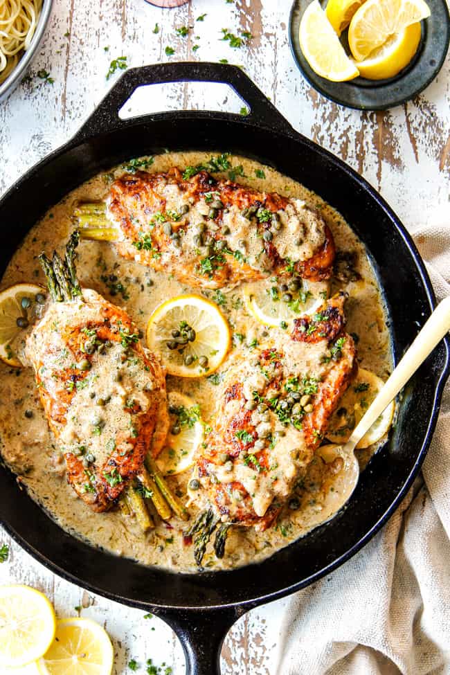 Chicken Piccata (Stuffed or Traditional)