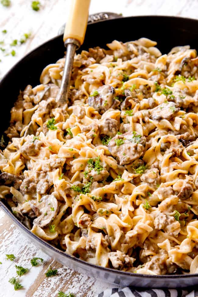 Ground Beef Stroganoff Recipe
