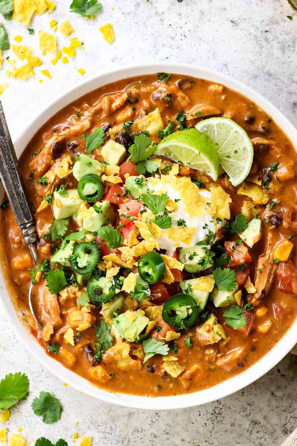 Cheesy Enchilada Soup