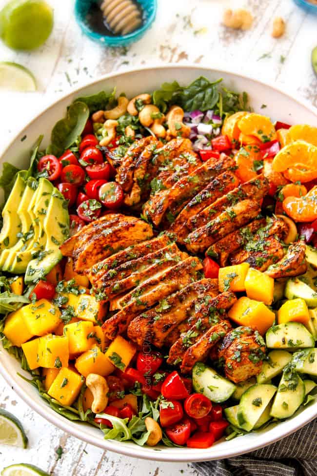 Mango Salad with Chili Lime Chicken