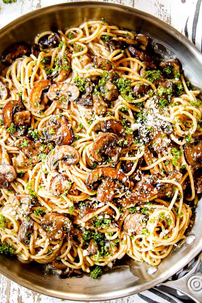 Pasta With Mushroom Sauce