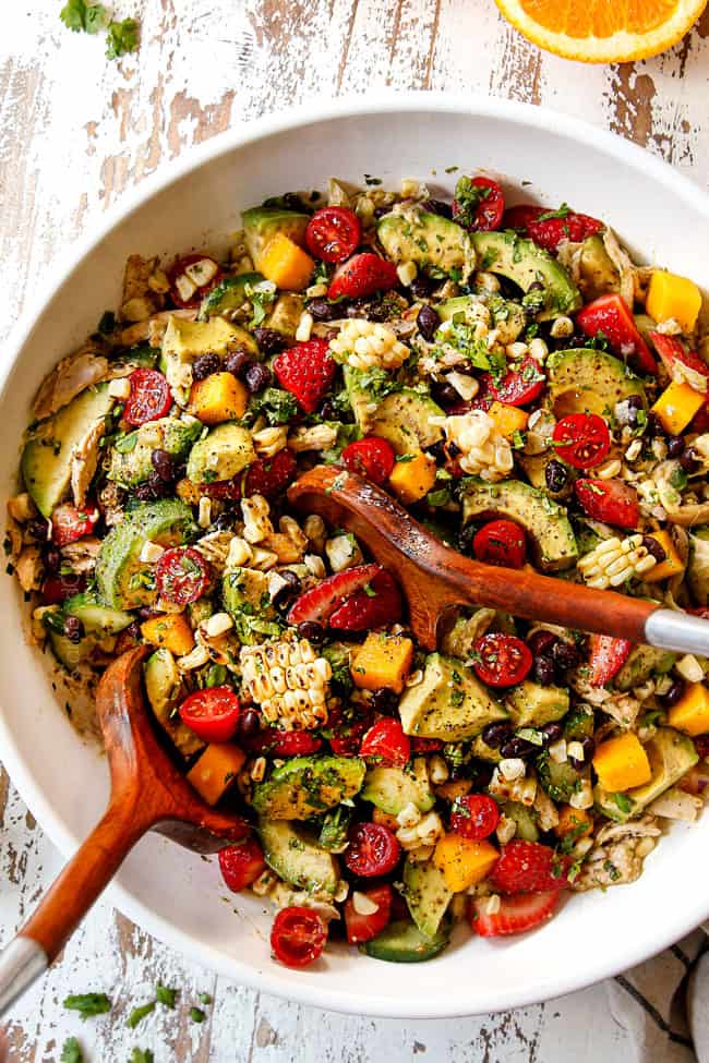 Avocado Chicken Salad (+Video)