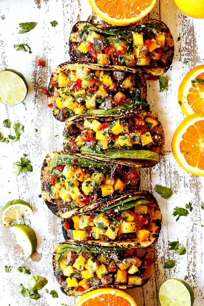 Mojo Flank Steak Tacos Recipe