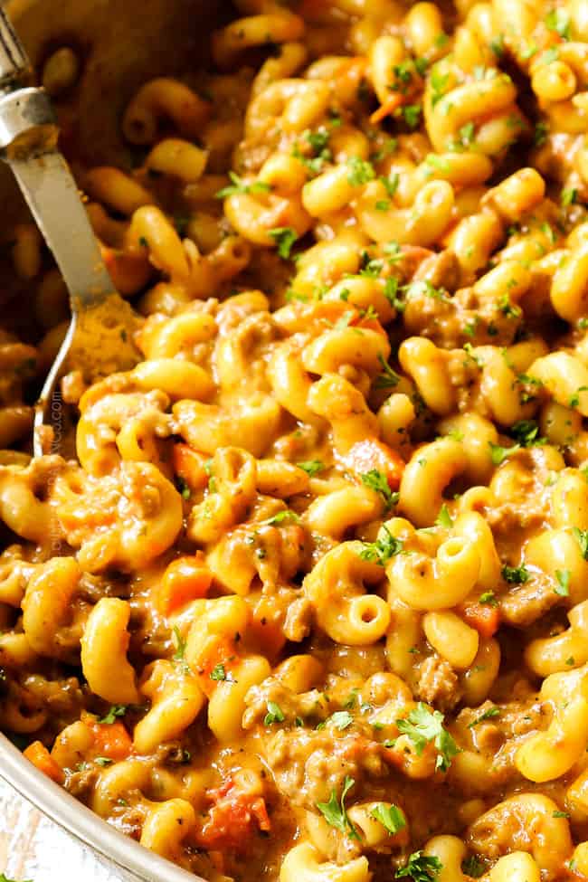 Homemade Cheeseburger Helper