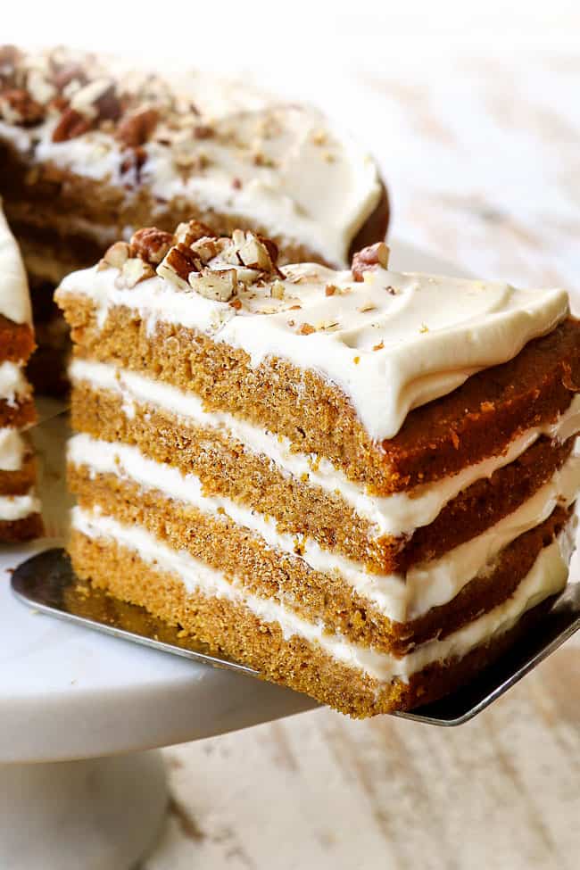 Spice Cake with Pumpkin Puree