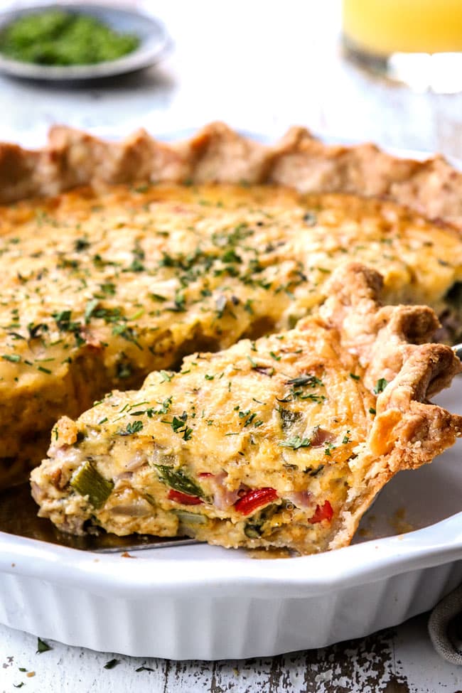 Quiche Ham and Cheese