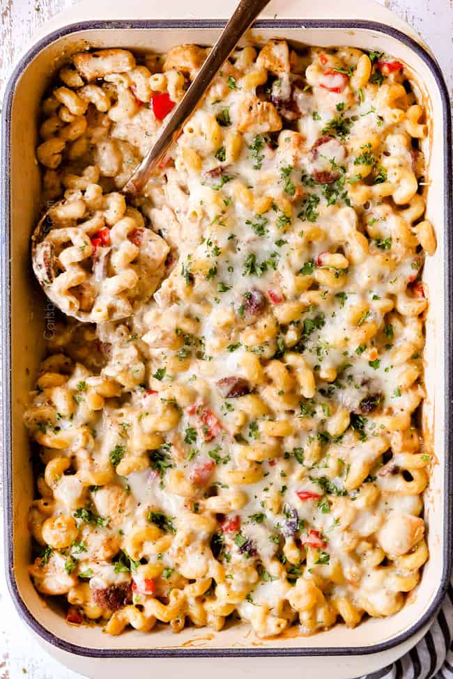 Cajun Chicken Alfredo (Skillet or Casserole)