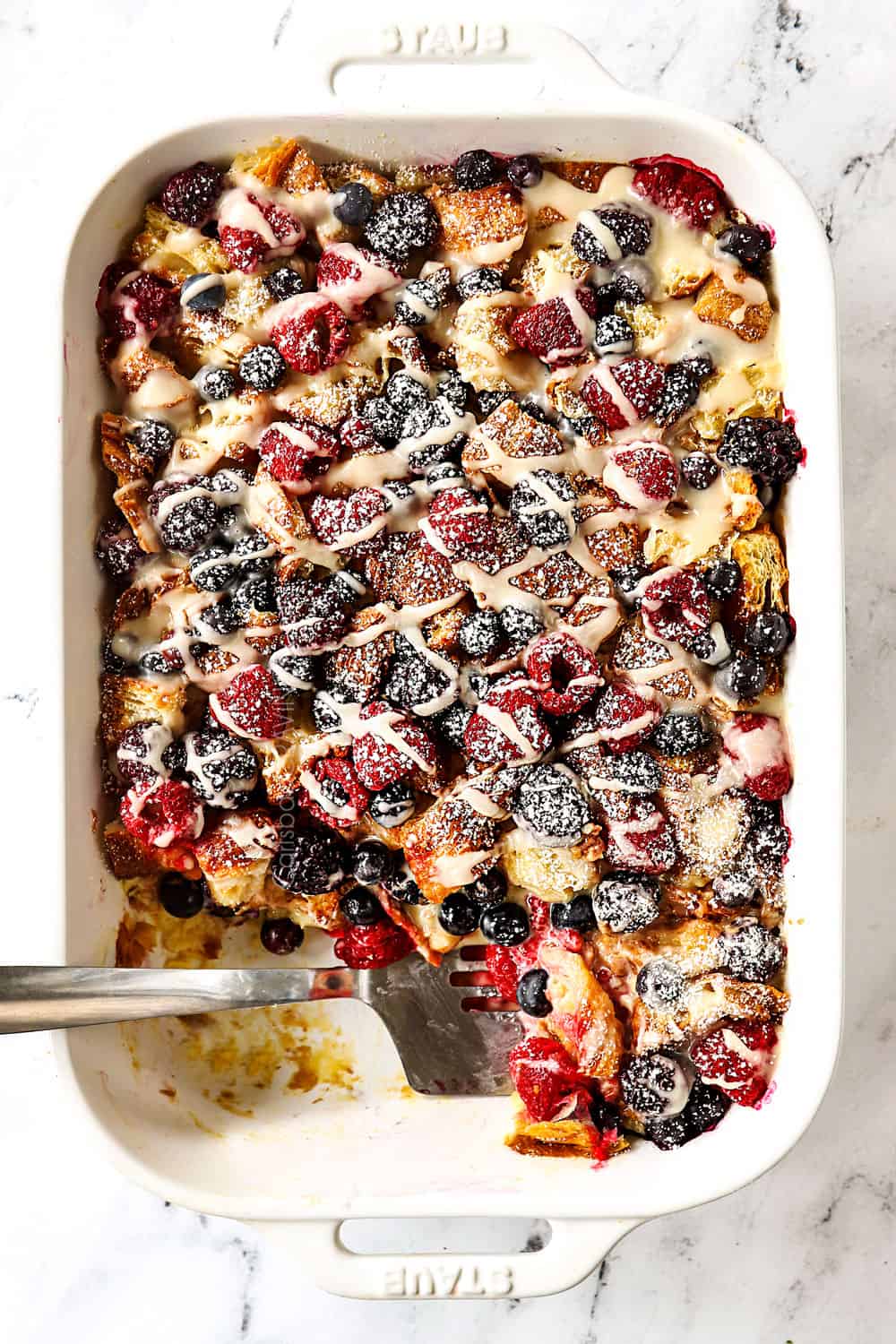 Sweet Breakfast Casserole (with Croissants)
