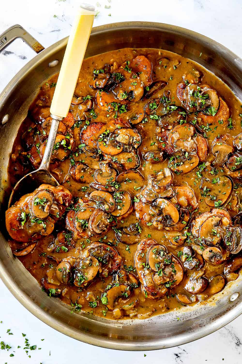 Pork Tenderloin Medallions in Mushroom Gravy
