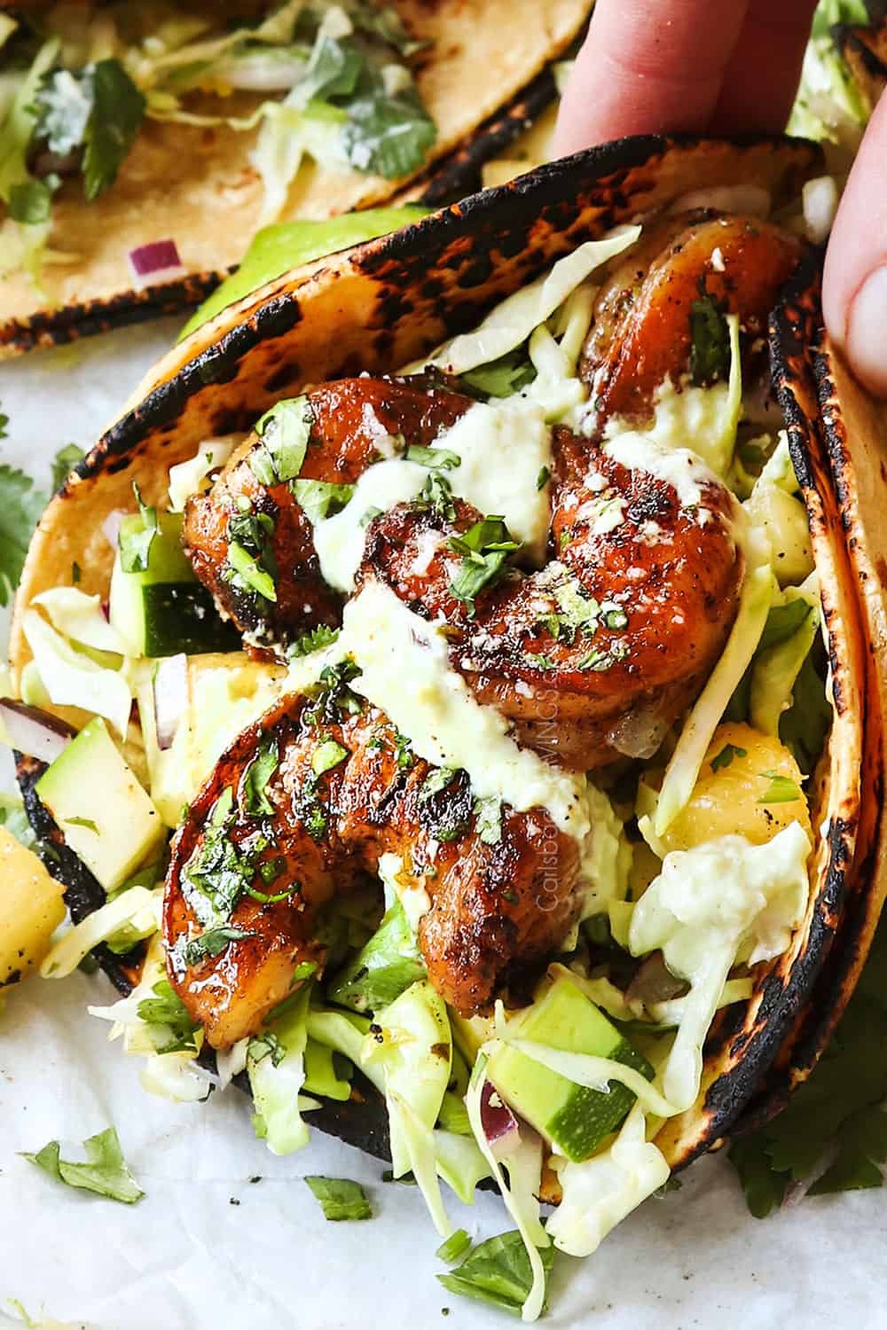 Spicy Shrimp Tacos