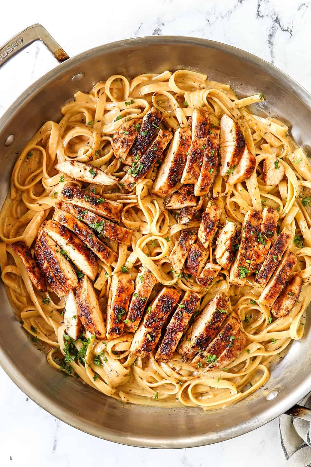 Blackened Chicken Alfredo Recipe