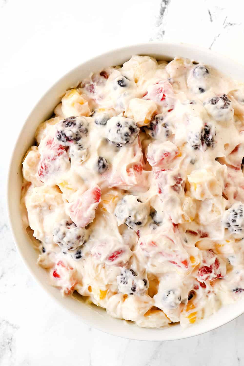 Strawberry Banana Fruit Salad