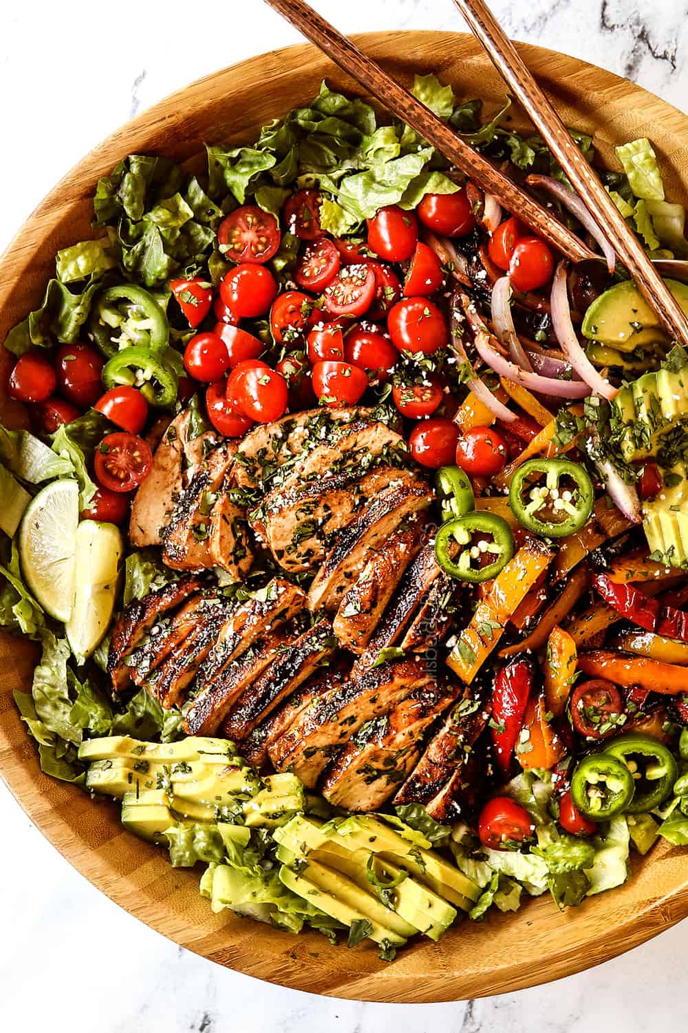 Chicken Fajita Salad