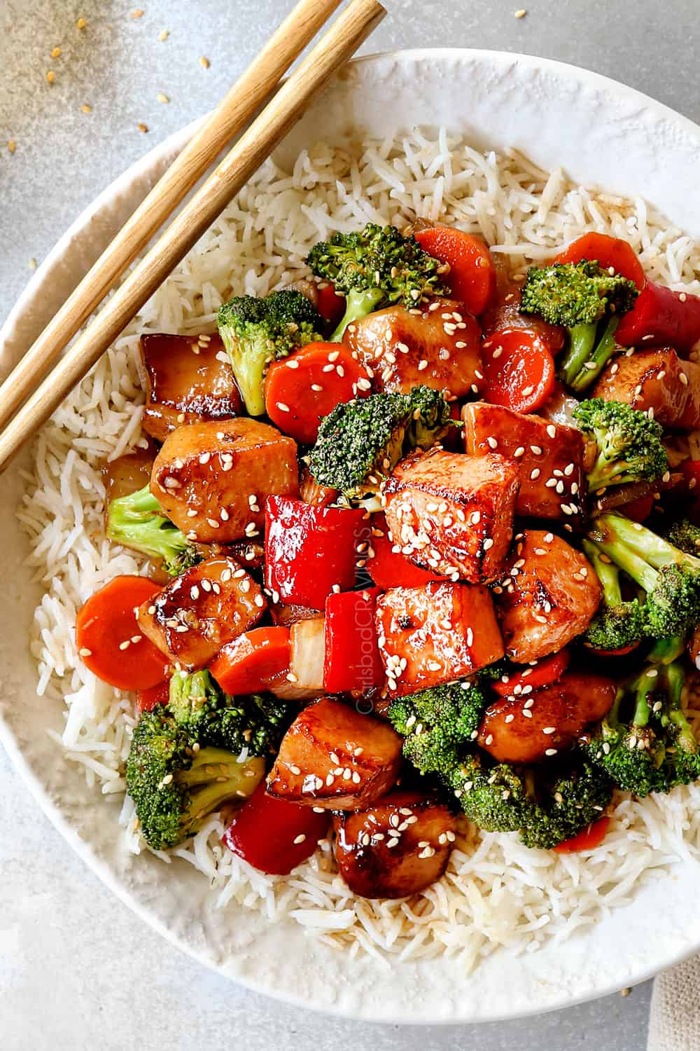 Honey Garlic Chicken Stir Fry