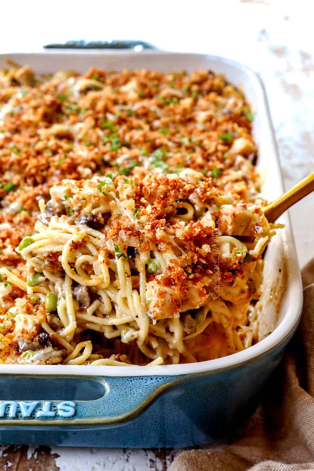 Turkey Tetrazzini Casserole