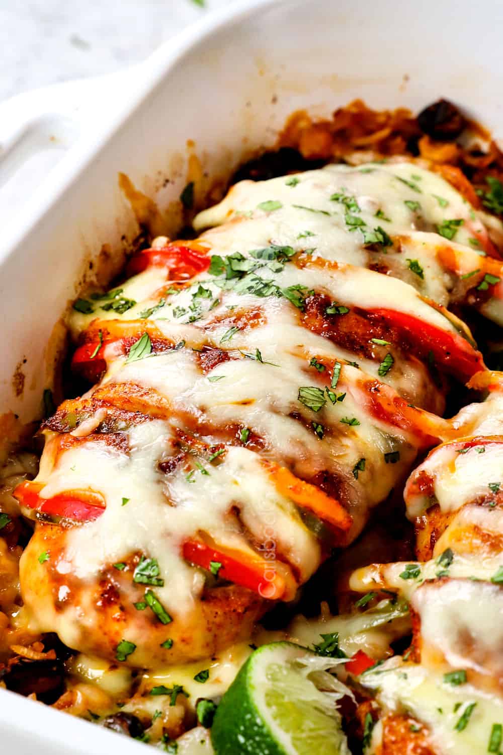 Fajita Hasselback Chicken