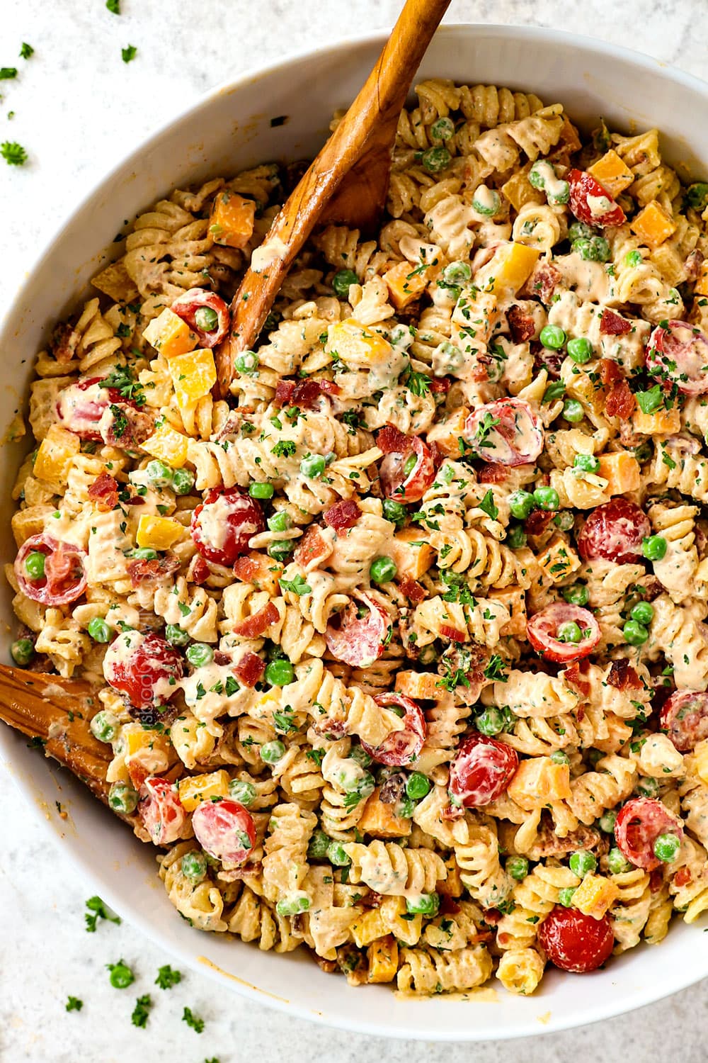 Bacon Ranch Pasta Salad Recipe