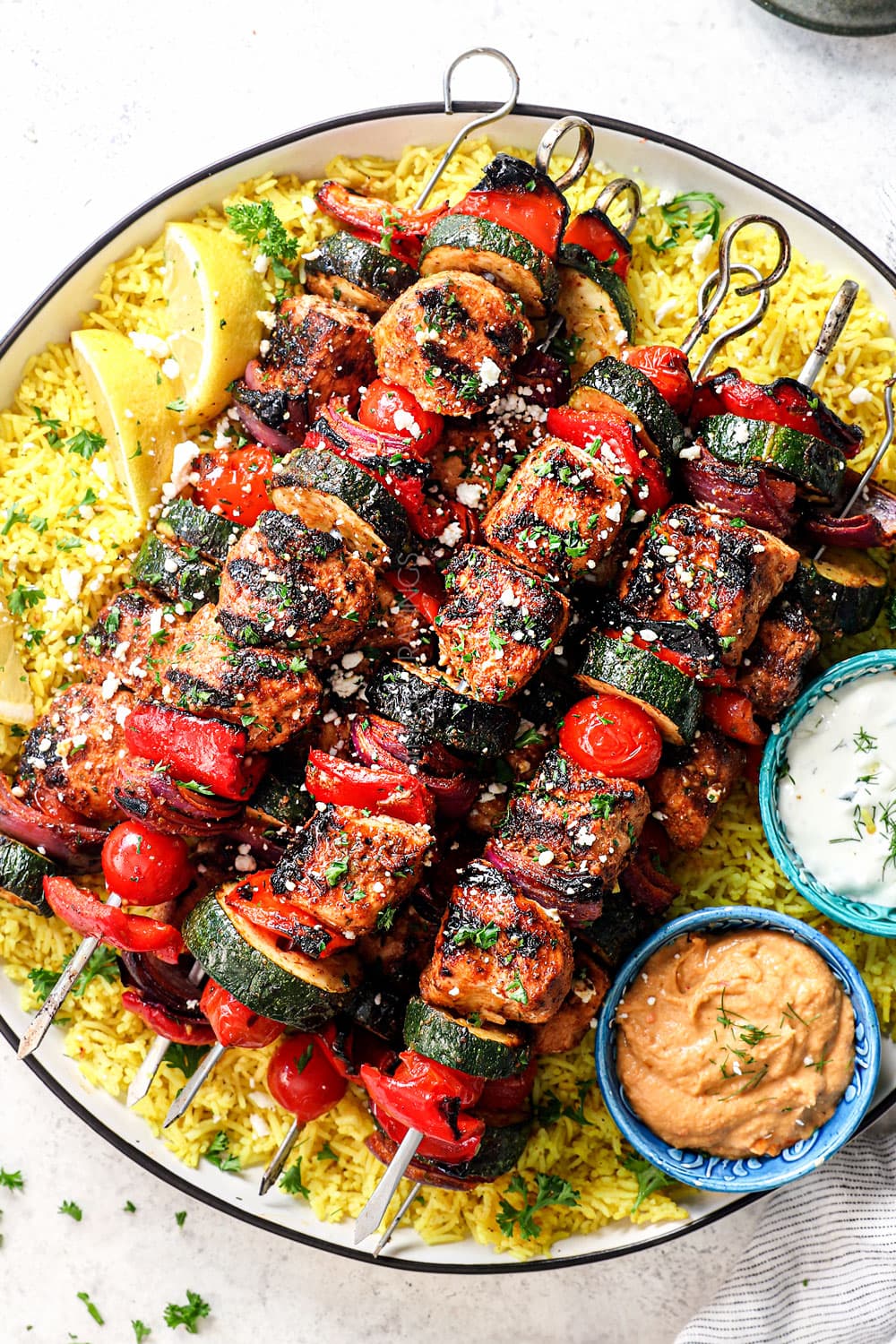 Greek Chicken Skewers