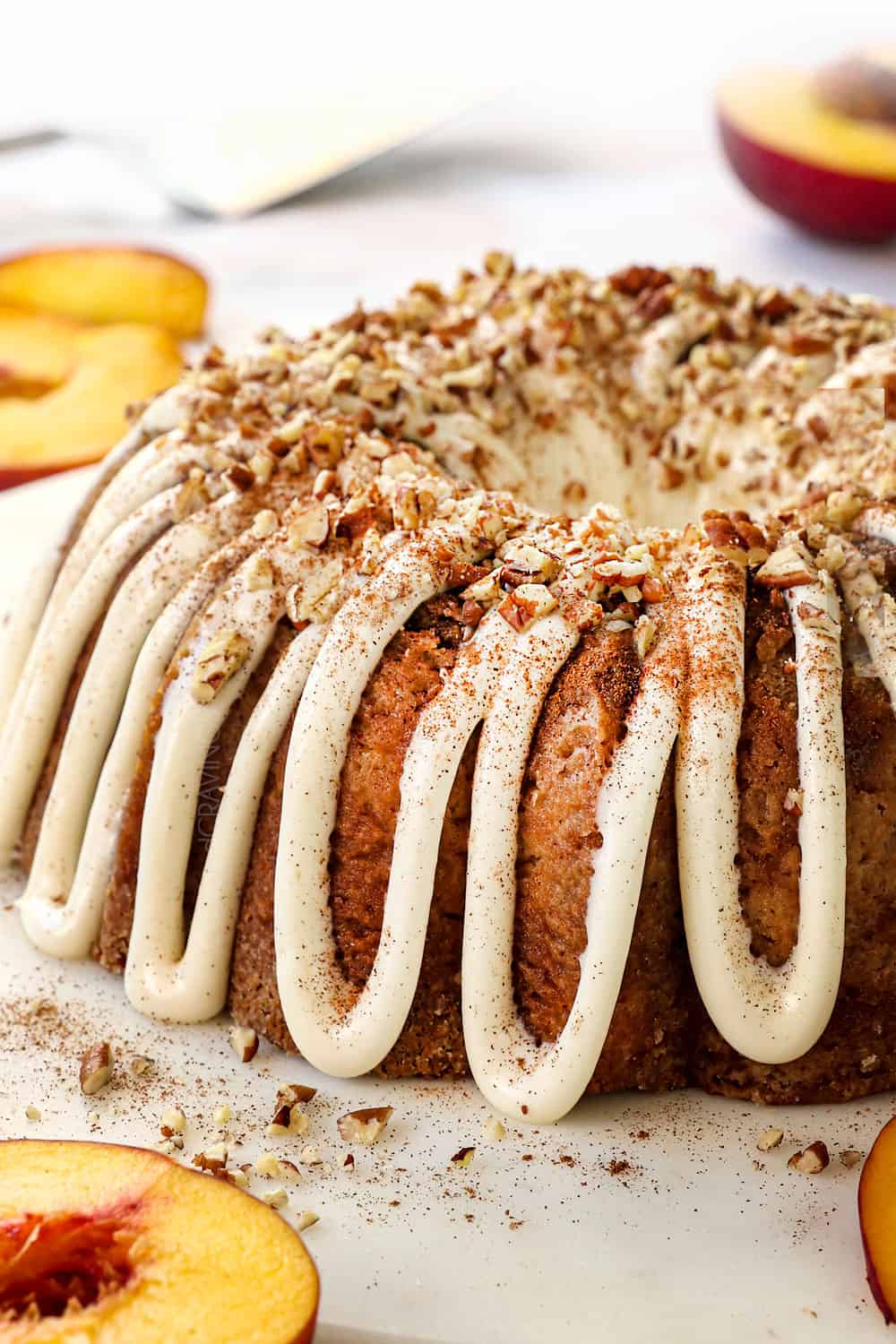Peach Cobbler Pound Cake