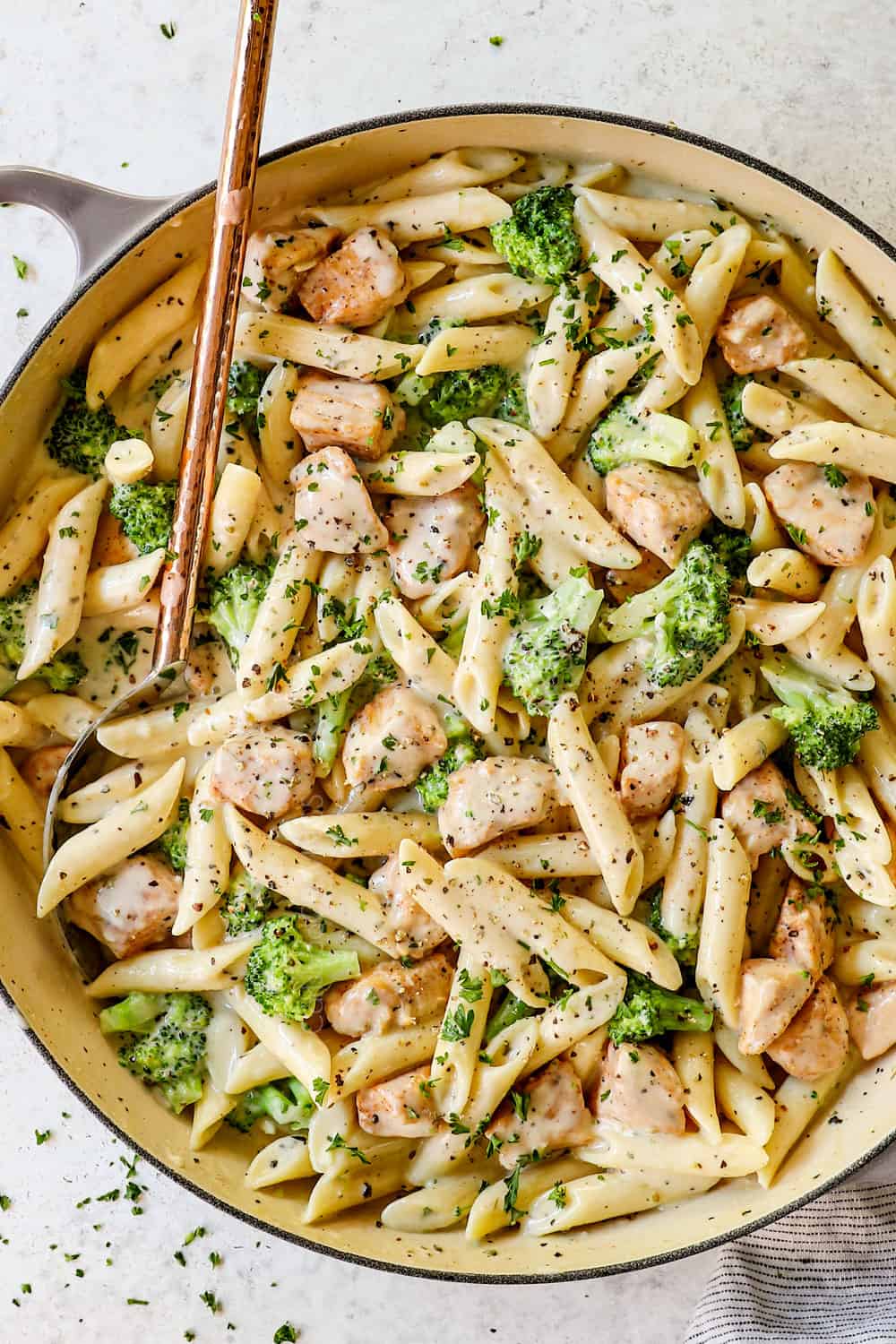 Chicken Alfredo with Broccoli