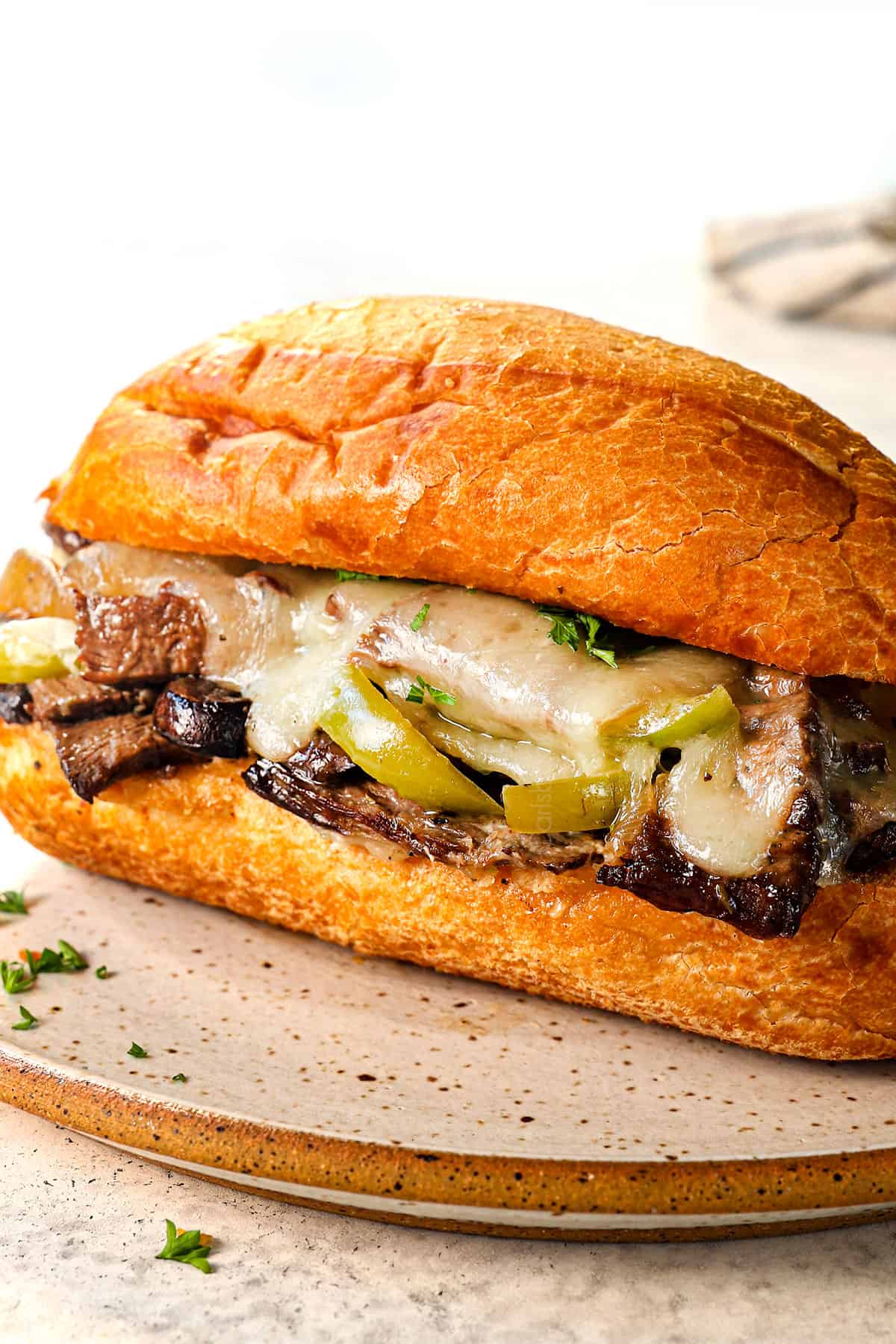 Philly Cheesesteak Recipe (Crock Pot)