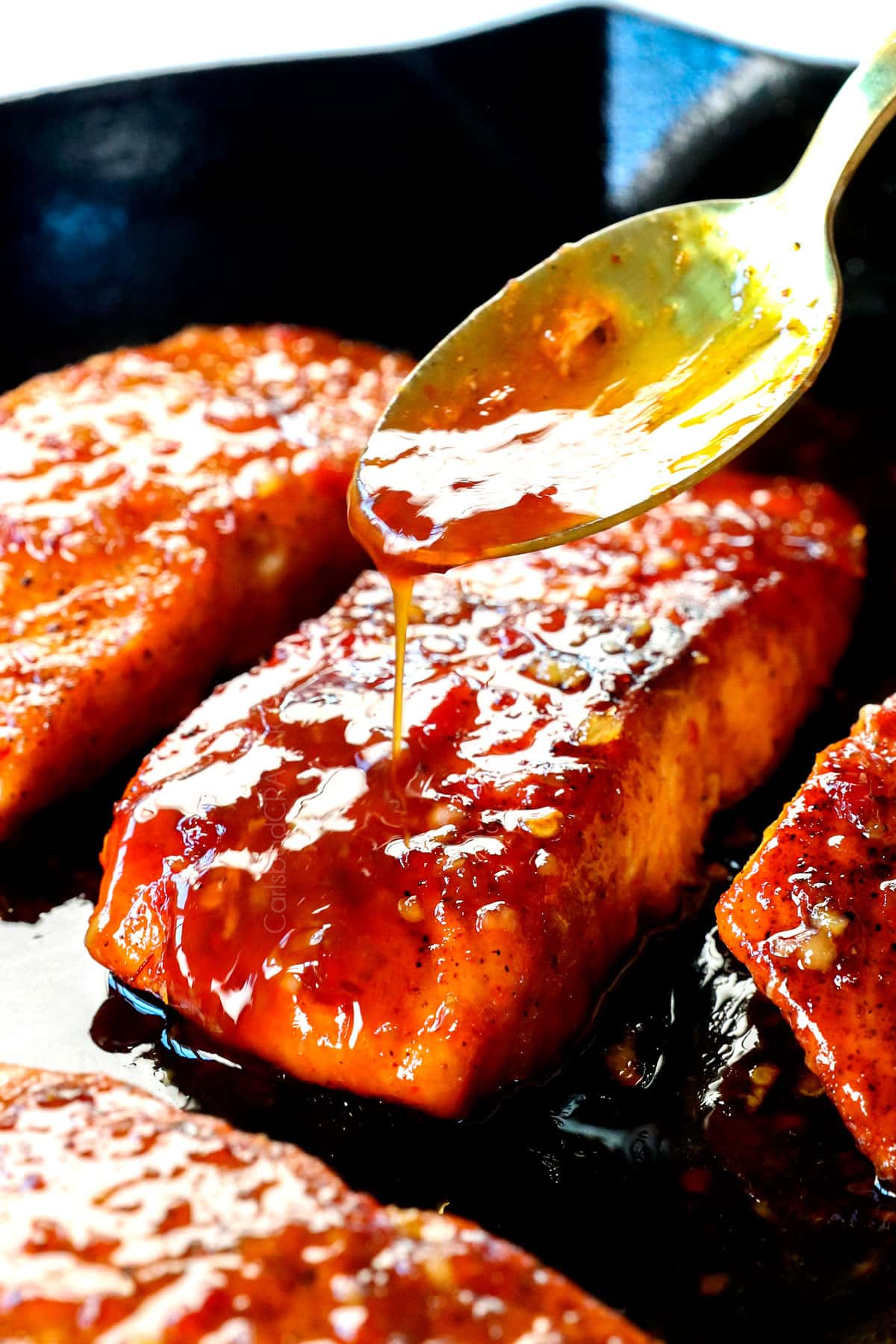 Fire Cracker Salmon with Peach Salsa