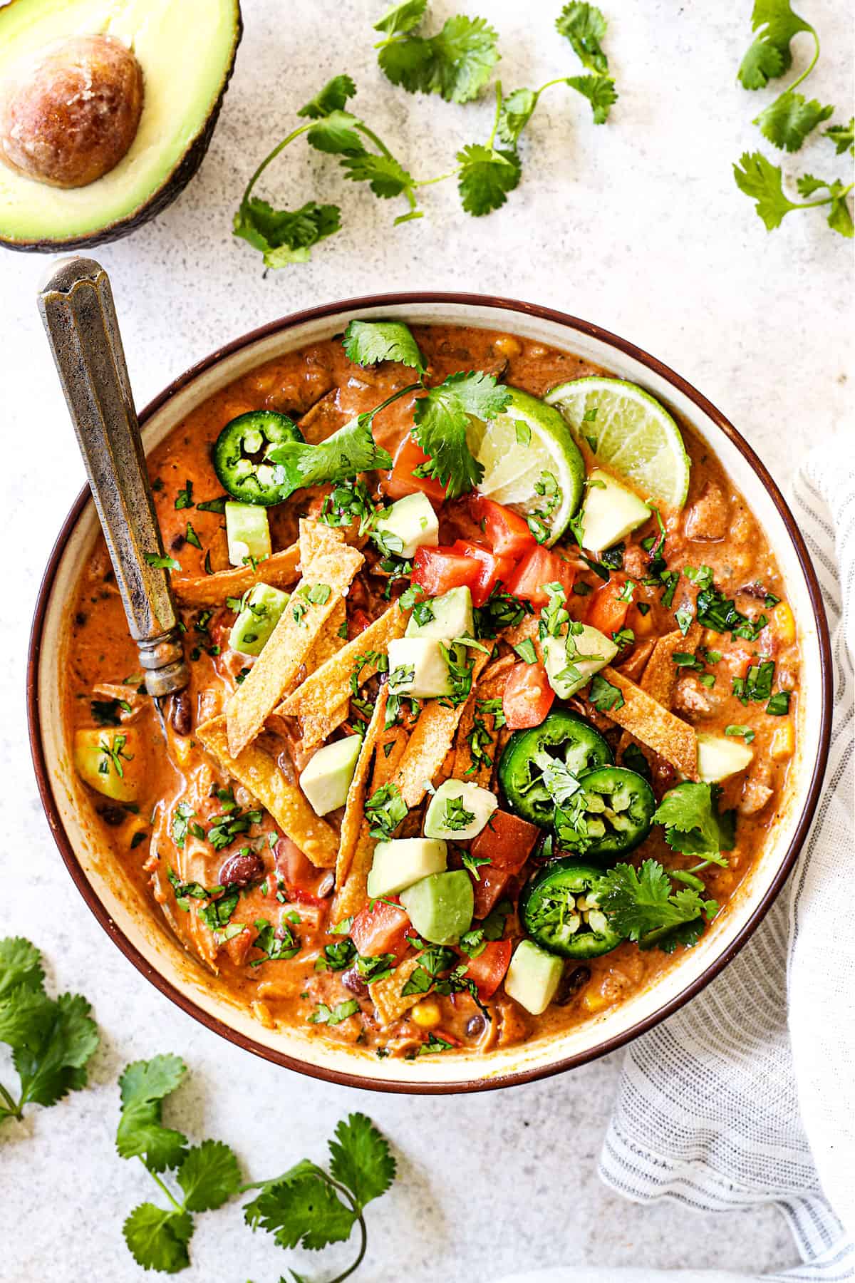 Creamy Tortilla Soup Recipe