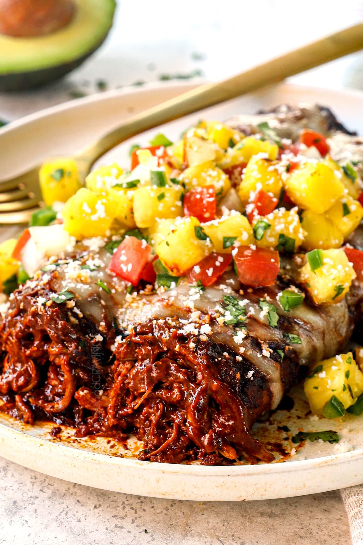 Chicken Mole Enchiladas