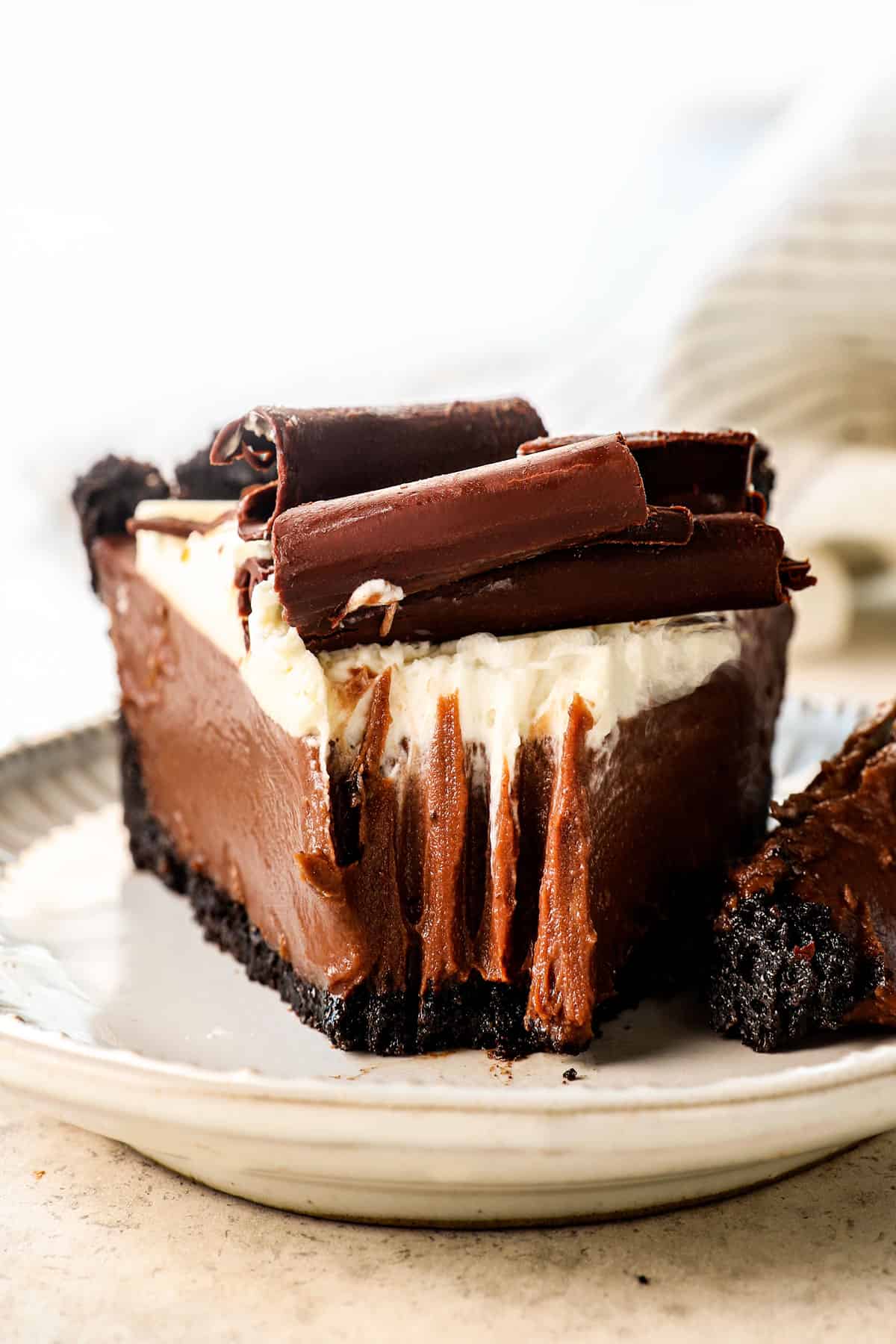 Chocolate Cream Pie With Oreo Crust
