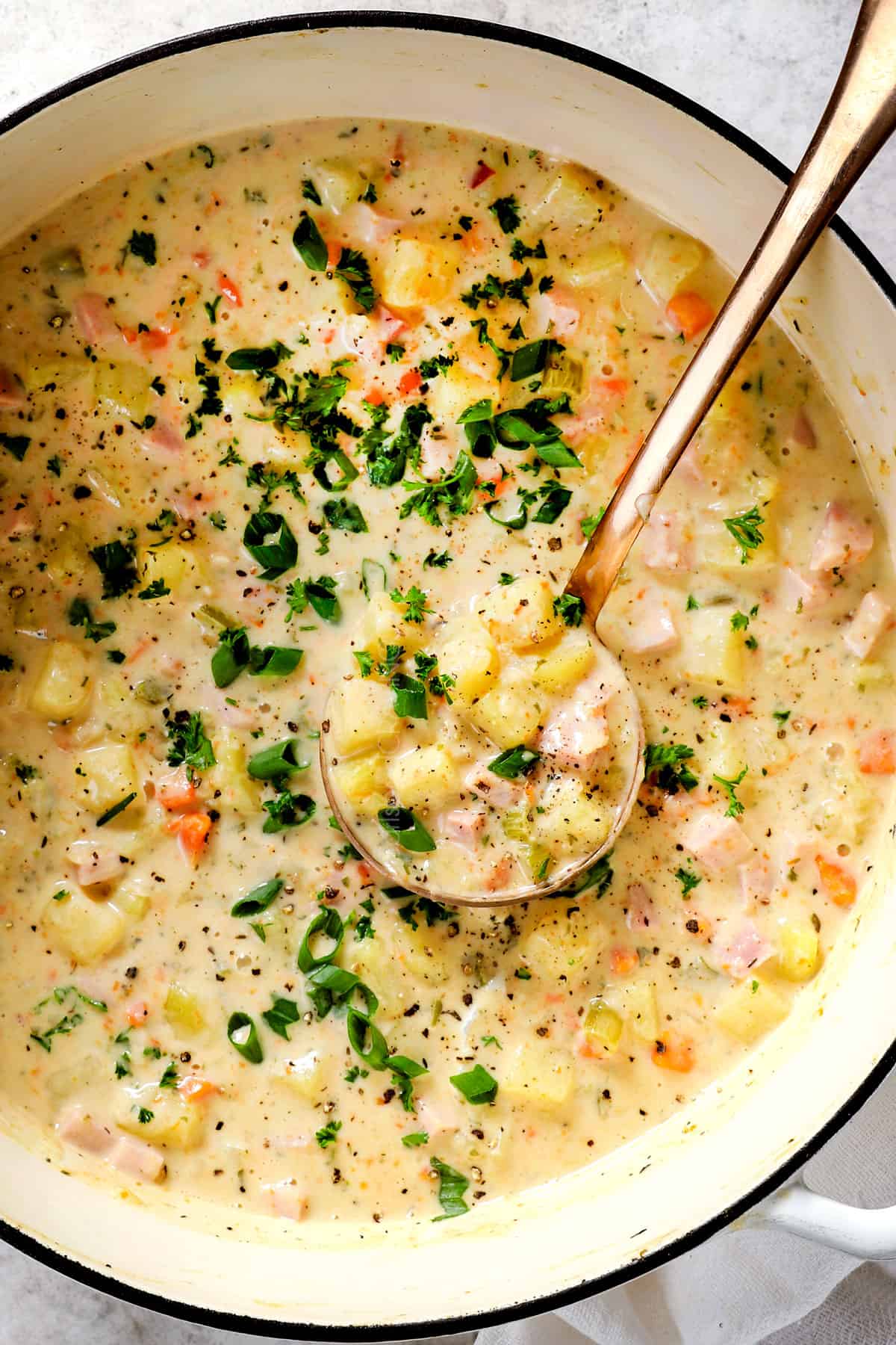 Potato Soup with Ham