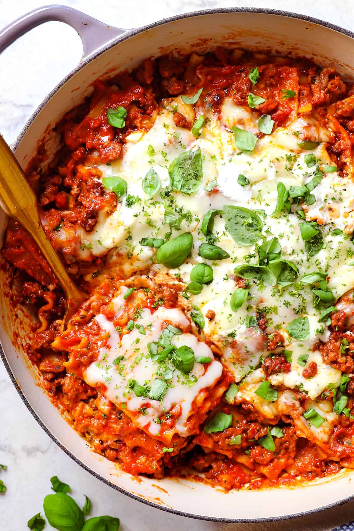 Easy Skillet Lasagna