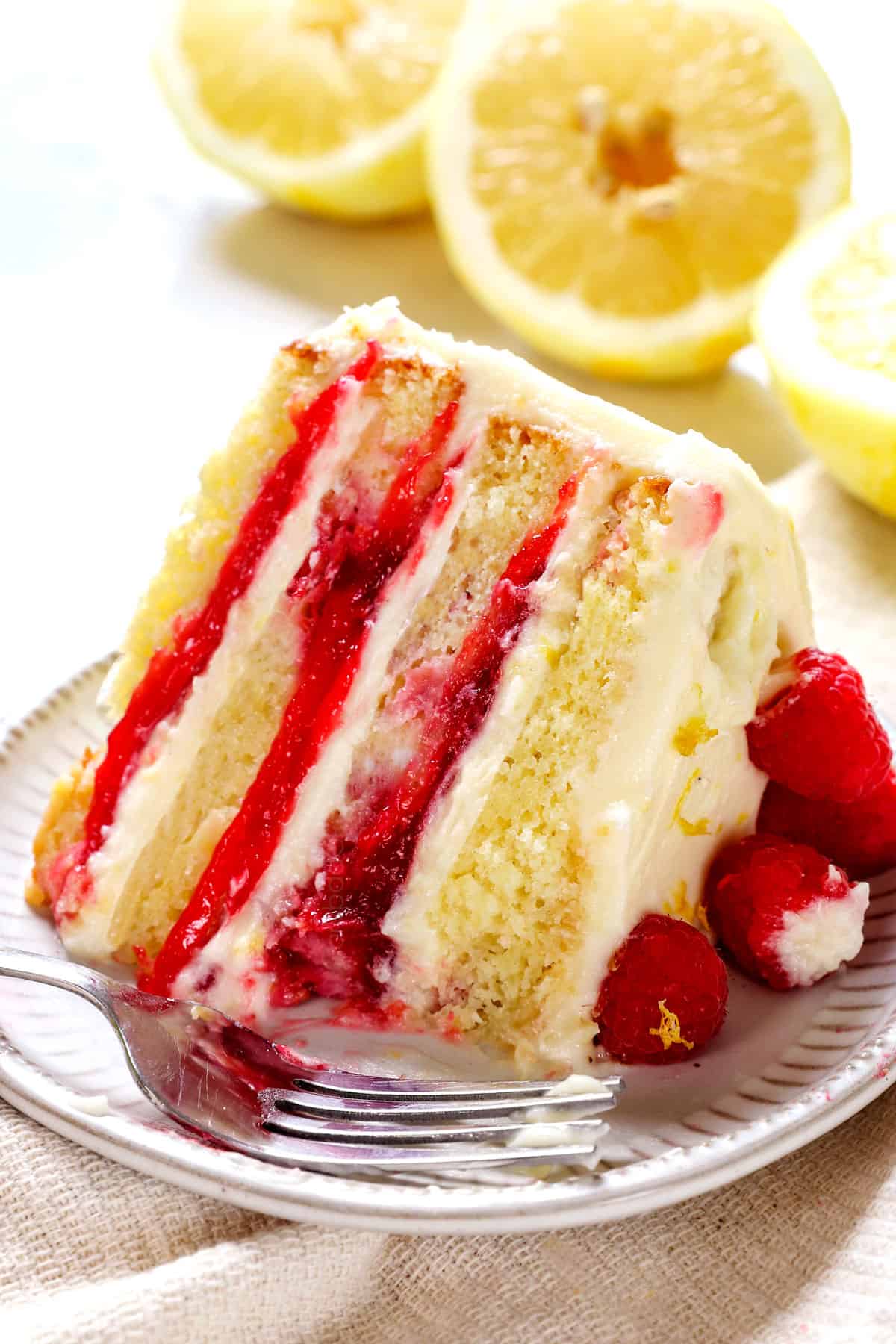 Lemon Raspberry Cake Recipe