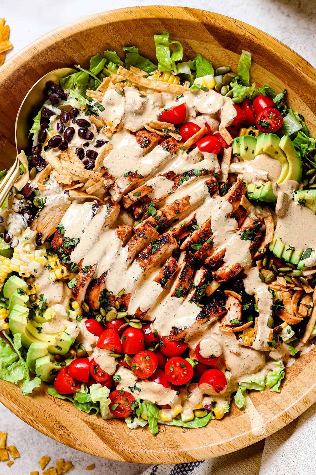 Southwest Salad Recipe (Chicken Version)