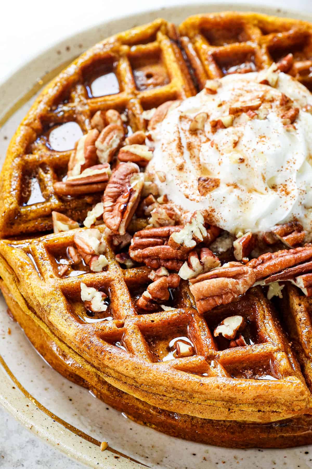 Pumpkin Waffles Recipe